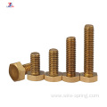 Copper Hex Bolt Screw Brass Hex Screw